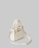 HINNOMINATE Borsa Teddy piccola art.HMACW00162_TMTS0246 Ecru