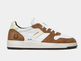 D.A.T.E. SNEAKERS UOMO COURT 2.0 NATURAL WHITE-CAMEL