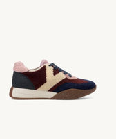 KEH NOO SNEAKERS DONNA KW 9724 NAVY/BORDEAUX