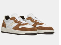 D.A.T.E. SNEAKERS UOMO COURT 2.0 NATURAL WHITE-CAMEL