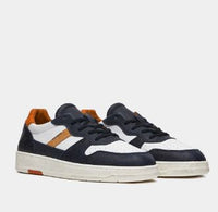 D.A.T.E. SNEAKERS UOMO COURT 2.0 NATURAL WHITE-BLUE