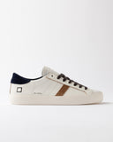 D.A.T.E. SNEAKERS UOMO HILL LOW WHITE  VINTAGE BLUE