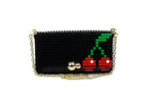 BAG&BLOCK BORSA A TRACOLLA CHERRIES