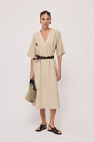 OTTOD'AME Abito midi con scollo a V  PCH_DA5359_2213