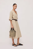 OTTOD'AME Abito midi con scollo a V  PCH_DA5359_2213