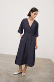 OTTOD'AME Abito midi con scollo a V   PCH_DA5359_2222