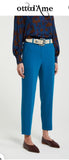 OTTOD'AME  PANTALONE LIM DP9391 2232 CERULEO
