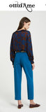 OTTOD'AME  PANTALONE LIM DP9391 2232 CERULEO