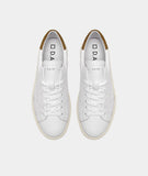 D.A.T.E. SNEAKERS UOMO LEVANTE CALF WHITE-MUD