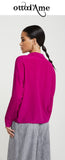 OTTOD'AME CAMICIA IN MISTO SETA BNT DC4859 2016 FUXIA