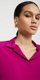 OTTOD'AME CAMICIA IN MISTO SETA BNT DC4859 2016 FUXIA
