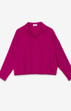 OTTOD'AME CAMICIA IN MISTO SETA BNT DC4859 2016 FUXIA