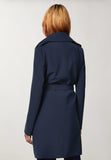 PATRIZIA PEPE TRENCH  TESSUTO BIELASTICO BLUE CO0188/A2AW/C789