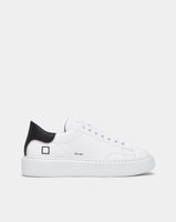 D.A.T.E. SNEAKERS DONNA SFERA  BASIC CALF   WHITE/BLACK