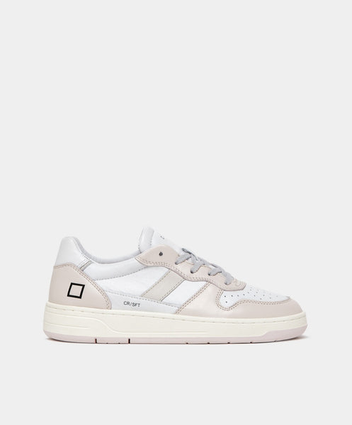 D.A.T.E. SNEAKERS DONNA COURT 2.0 SOFT WHITE-PINK