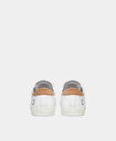 D.A.T.E. SNEAKERS UOMO  HILL LOW VINTAGE CALF WHITE-RUST