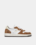 D.A.T.E. SNEAKERS UOMO COURT 2.0  NATURAL WHITE-CAMEL