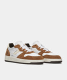 D.A.T.E. SNEAKERS UOMO COURT 2.0  NATURAL WHITE-CAMEL