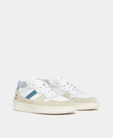 D.A.T.E. SNEAKERS UOMO COURT 2.0 VINTAGE CALF WHITE SKY