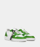 D.A.T.E. SNEAKERS UOMO COURT WORKSHOP COLORED WHITE-EMERALD