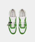 D.A.T.E. SNEAKERS UOMO COURT WORKSHOP COLORED WHITE-EMERALD