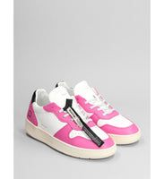 D.A.T.E. SNEAKERS DONNA COURT  WORKSHOP COLORED FUXIA