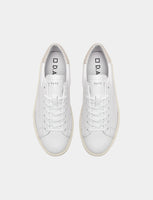 D.A.T.E. SNEAKERS UOMO LEVANTE CALF WHITE GRAY