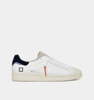 D.A.T.E. SNEAKERS UOMO BASE CALF WHITE-BLUE