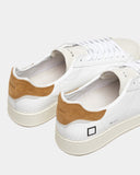 D.A.T.E. SNEAKERS UOMO BASE CALF WHITE-CUOIO