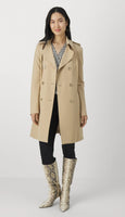 PATRIZIA PEPE TRENCH BEIGE TESSUTO BIELASTICO  CO0188/A2AW/B663