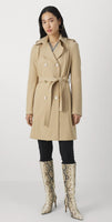 PATRIZIA PEPE TRENCH BEIGE TESSUTO BIELASTICO  CO0188/A2AW/B663