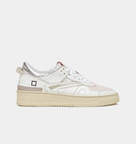 D.A.T.E. SNEAKERS DONNA TORNEO SHINY WHITE-PINK