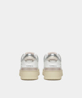 D.A.T.E. SNEAKERS DONNA TORNEO SHINY WHITE-PINK