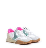 KEH NOO SNEAKERS DONNA S00KW9312 WHITE/SKY/FUXIA