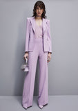 PATRIZIA PEPE Pantaloni a palazzo in sablè crepe 2P1603/A049-M495