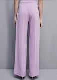 PATRIZIA PEPE Pantaloni a palazzo in sablè crepe 2P1603/A049-M495