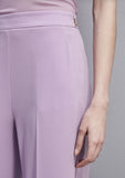 PATRIZIA PEPE Pantaloni a palazzo in sablè crepe 2P1603/A049-M495