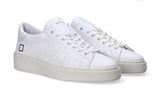 D.A.T.E. SNEAKERS UOMO LEVANTE CALF WHITE LV-CA-WH-2