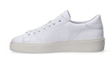 D.A.T.E. SNEAKERS UOMO LEVANTE CALF WHITE LV-CA-WH-2