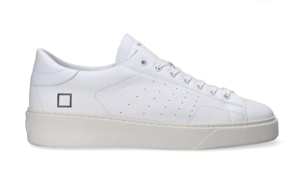 D.A.T.E. SNEAKERS UOMO LEVANTE CALF WHITE LV-CA-WH-2