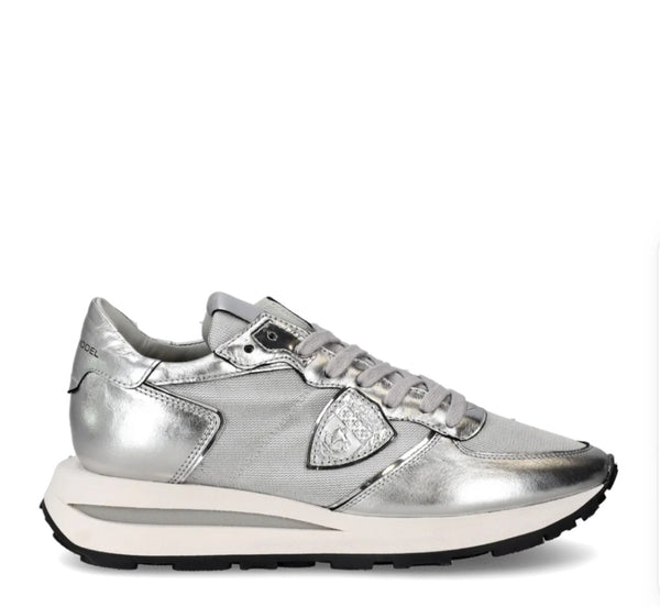 PHILIPPE MODEL SNEAKERS DONNA TROPEZ HAUTE - argento TKLD M001