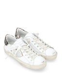 PHILIPPE MODEL   SNEAKERS DONNA PARIS   PRLD VY09 Bianco e dettagli stampa pitone