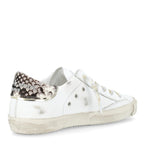 PHILIPPE MODEL   SNEAKERS DONNA PARIS   PRLD VY09 Bianco e dettagli stampa pitone