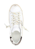 PHILIPPE MODEL   SNEAKERS DONNA PARIS   PRLD VY09 Bianco e dettagli stampa pitone