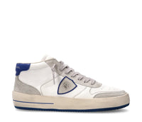 PHILIPPE MODEL  SNEAKERS UOMO NICE VNMU WX09 Bianco e Blu