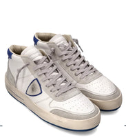 PHILIPPE MODEL  SNEAKERS UOMO NICE VNMU WX09 Bianco e Blu