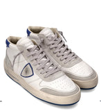 PHILIPPE MODEL  SNEAKERS UOMO NICE VNMU WX09 Bianco e Blu