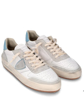 PHILIPPE MODEL  SNEAKERS UOMO NICE VNLU WX06 Bianco e Azzurro