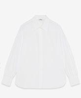 OTTOD'AME Camicia in popeline PCH_DC4984-1_1948 bianco