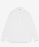 OTTOD'AME Camicia in popeline PCH_DC4984-1_1948 bianco